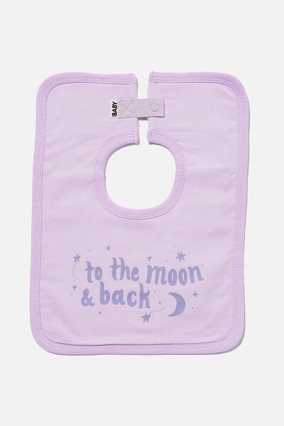 The Square Bib, PALE VIOLET/TO THE MOON AND BACK