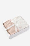 Organic 2Pk Long Sleeve Zip Romper, PEANUT BUTTER/BEARS - example image 1