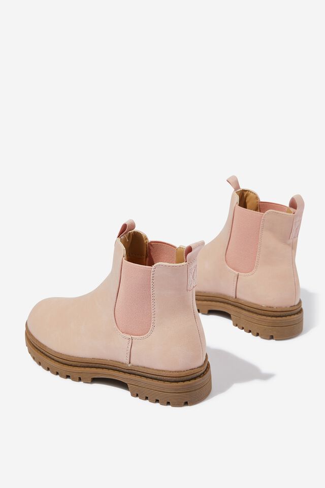 Pull On Gusset Boot, DUSTY PINK