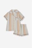 Andre Cheesecloth Short Sleeve Pj Set, MULTI/PASTEL CANDY STRIPE - alternate image 1