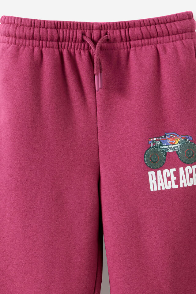 License Sammy Relax Trackpant, LCN MAT BERRY JAM/HOT WHEELS RACE ACE