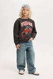 License Felix Fleece Crew Neck, LCN MAR PHANTOM/SPIDERMAN WEB - alternate image 2