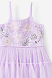 Isabella Dress Up Dress, VINTAGE LILAC/FLORAL SPARKLE - example image 2