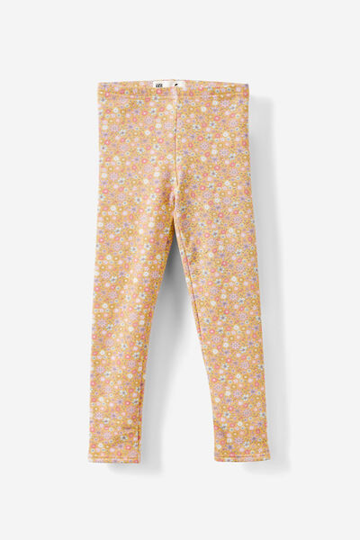 Fleece Legging, CORN SILK/MIMI DITSY