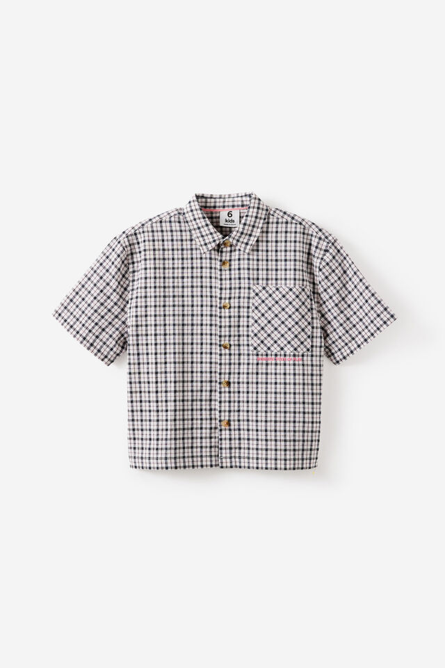 Ryder Skate Shirt, RABBIT GREY/PHANTOM CHECK