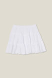 Hazel Tiered Skirt, WHITE - alternate image 3
