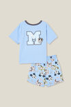 Felix Short Sleeve Pyjama Set License, LCN DIS DUSK BLUE/MICKEY MOUSE POSE - alternate image 3