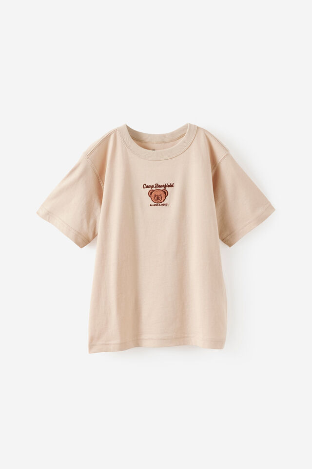 Essentials Graphic Short Sleeve Tee, RAINY DAY/BEAR
