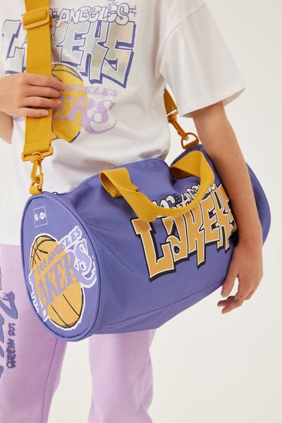 Licensed Duffle Bag, LCN NBA LOS ANGELES LAKERS/PURPLE LAKE