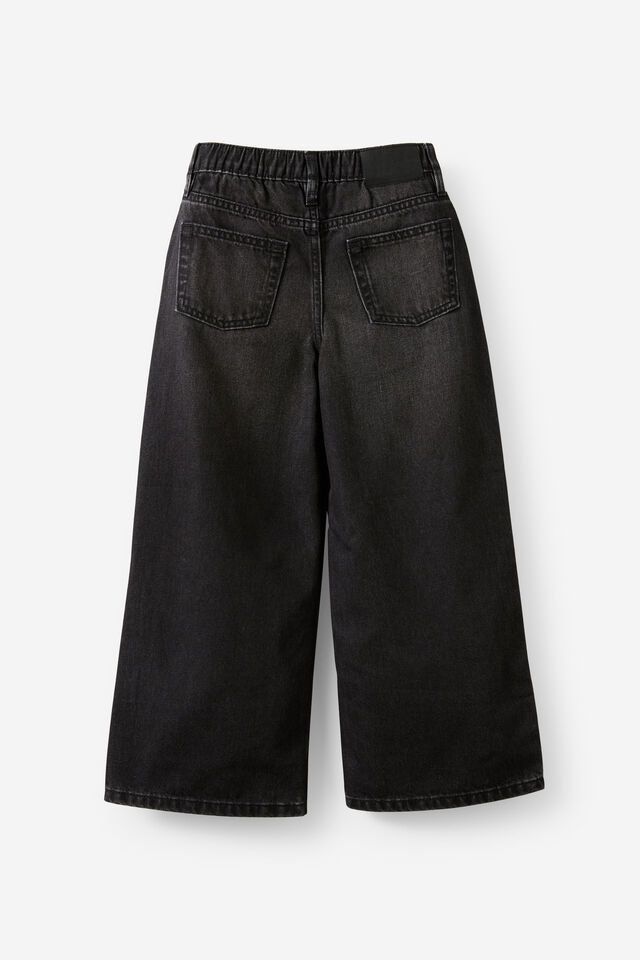 Super Wide Leg Denim Jean, BALMORAL BLACK/DIAMONTES