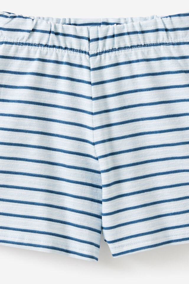 Essential Textured Short, BLUE WHISPER/DENIM NAVY STRIPE
