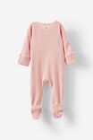 Personalised Littlie Long Sleeve Zip Romper, ZEPHYR/BEST THING 2025 - example image 3