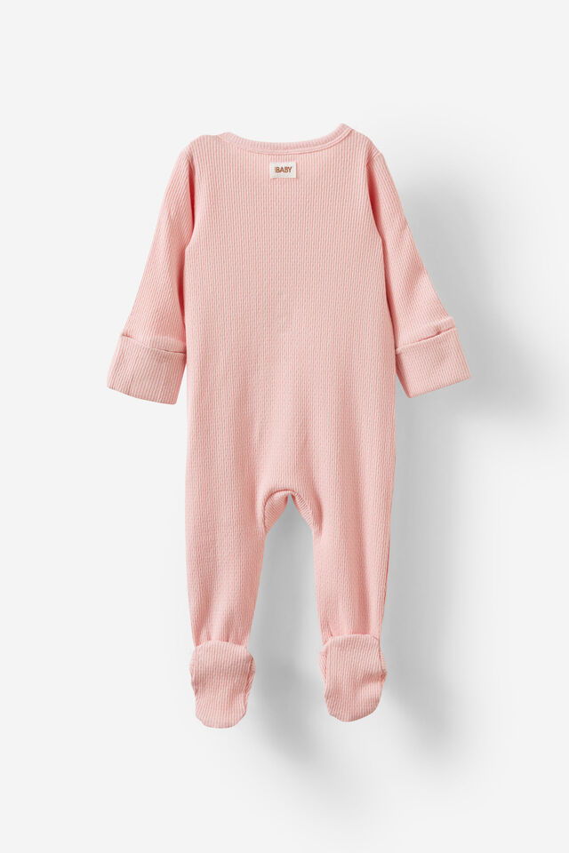 Personalised Littlie Long Sleeve Zip Romper, ZEPHYR/BEST THING 2025