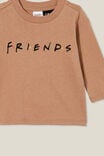 Camiseta - Jamie Long Sleeve Tee-Lcn, LCN WB TAUPY BROWN/FRIENDS - vista alternativa 2
