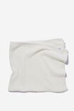 Cobertor - Organic Rib Knit Blanket, MILK - vista alternativa 1