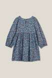 Vestido - Riley Shirred Dress, PHANTOM/BLAIR DITSY - vista alternativa 3