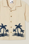 Cabana Short Sleeve Shirt, RAINY DAY/IN THE NAVY PALM - alternate image 2
