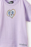Beabadoobee Music Drop Shoulder Short Sleeve Tee, LCN BRA BEABADOOBEE/VINTAGE LILAC - example image 2