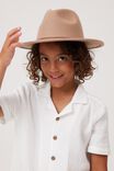 Kids Wide Brim Hat, TAUPY BROWN/TIES - alternate image 3