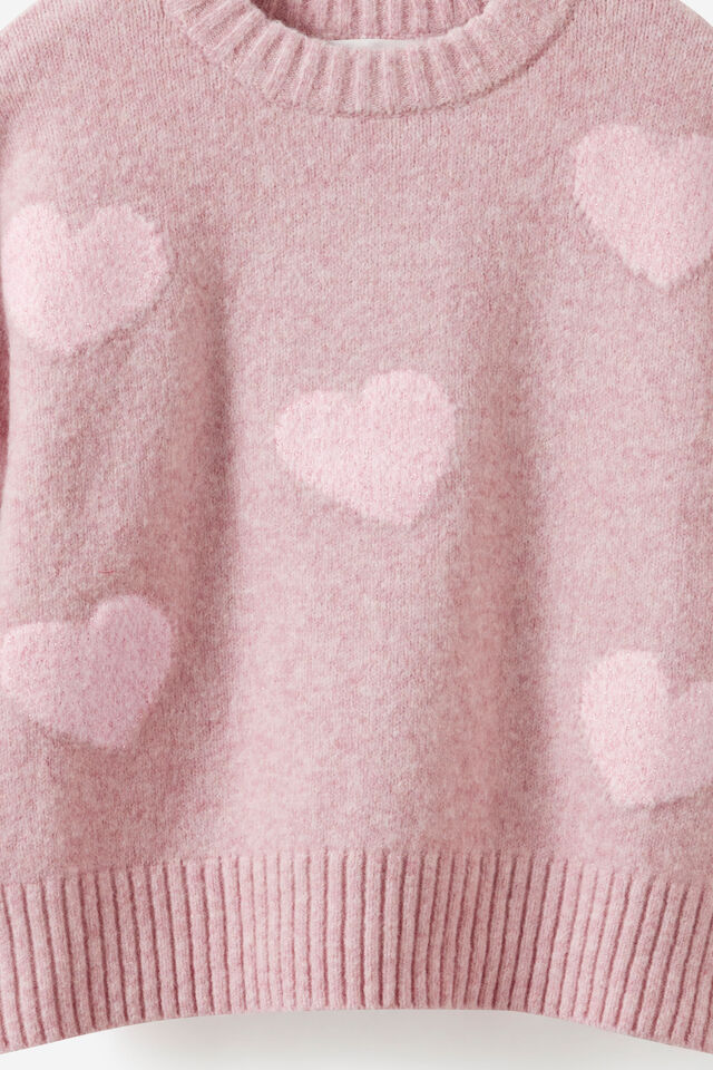 Soft Knit Sweater, ZEPHYR/HEART