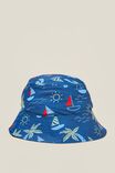 Baby Swim Bucket Hat, PETTY BLUE/SAIL AWAY - alternate image 1
