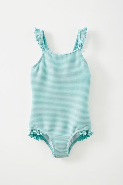 Heather One Piece, BARBER BLUE/SPARKLE