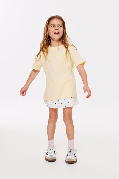 Gigi Woven Short, VANILLA/PHANTOM SPOT