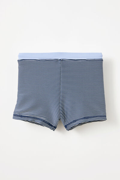 Billy Boyleg Swim Trunk, IN THE NAVY/VANILLA TEXTURE