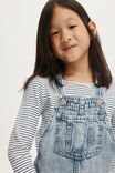 Edith Denim Shortall, BLUE ACID WASH - alternate image 4