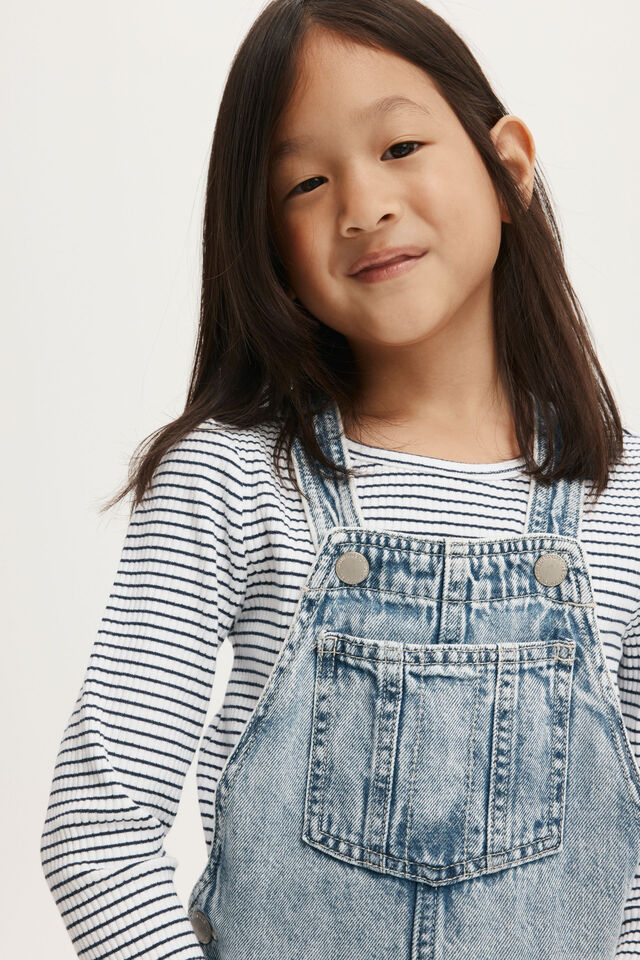 Edith Denim Shortall, BLUE ACID WASH