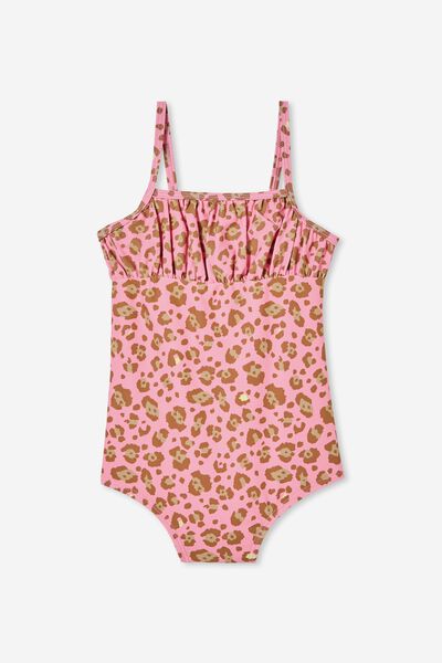 Beth One Piece, PINK PUNCH/SNOW LEOPARD