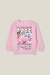 Barbie Dusty Fleece Crew Neck, LCN MAT BARBIE GIRL/CALI PINK - alternate image 5