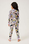 Disney Florence Long Sleeve Pyjama Set, LCN DIS VANILLA/MINNIE & FRIENDS - alternate image 3