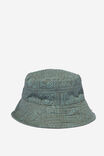 Kids Reversible Bucket Hat, SWAG GREEN/DEEP SAGE MEDI COAST - alternate image 1