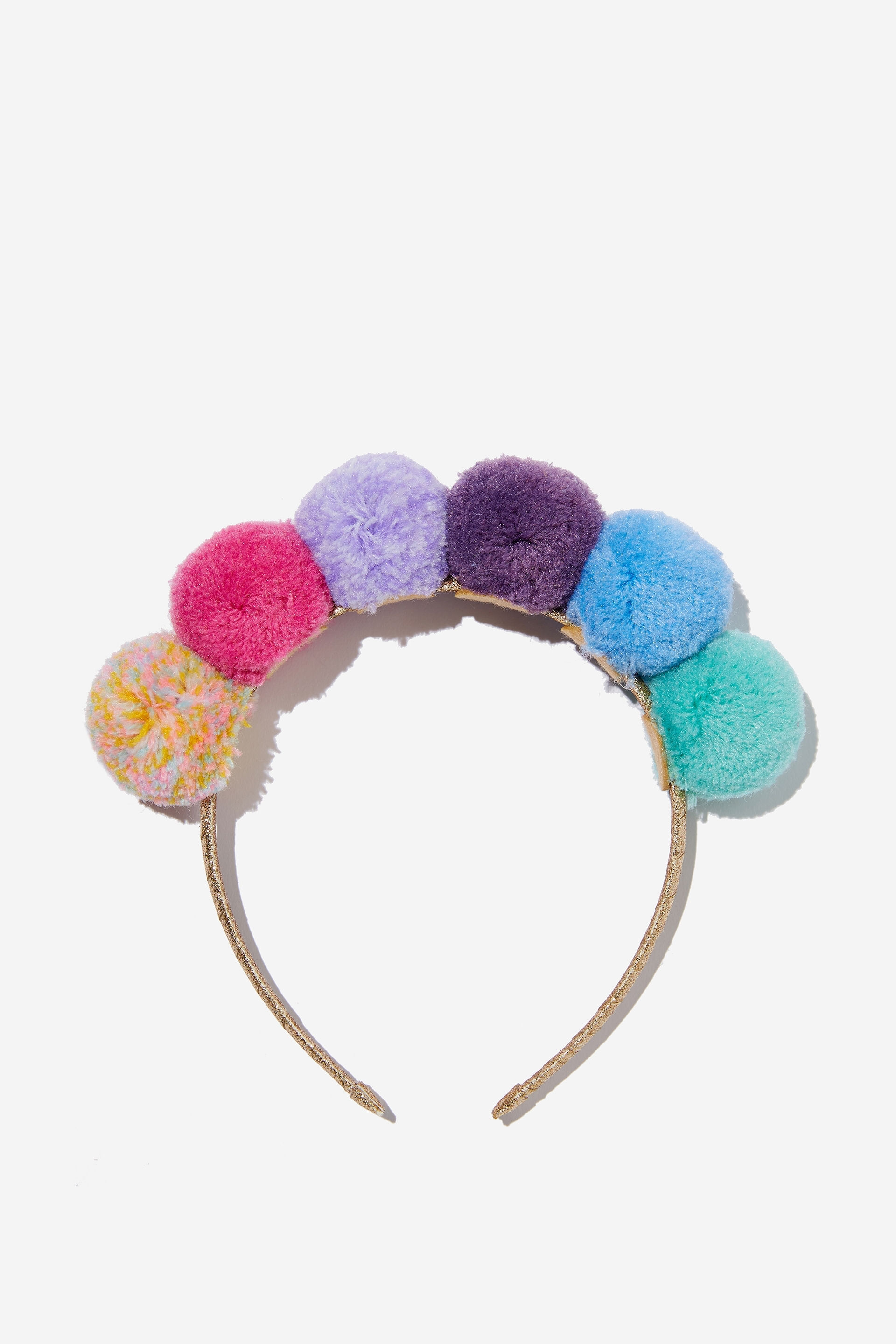 Shoes & Accessories Hair Accessories | Pom Pom Headband - AN09979