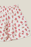 Lana Tiered Skirt, VANILLA/MAEVE FLOWER STAMP - alternate image 2
