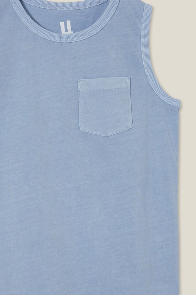 The Essential Tank, DUSK BLUE WASH