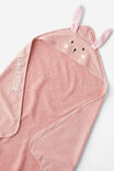 Baby Snuggle Towel - Personalised, ZEPHYR/BUNNY - vista alternativa 2