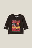 Jamie Long Sleeve Tee-Lcn, LCN NBA PHANTOM/CHICAGO BULLS BASKETBALL - alternate image 1
