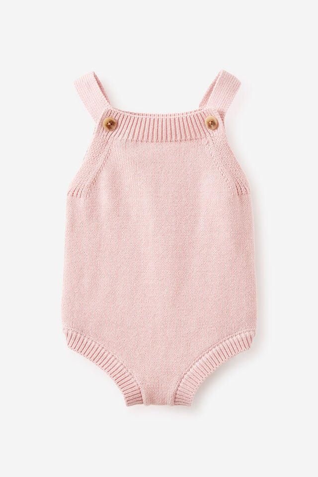 Organic Knit Bubbbysuit, ZEPHYR