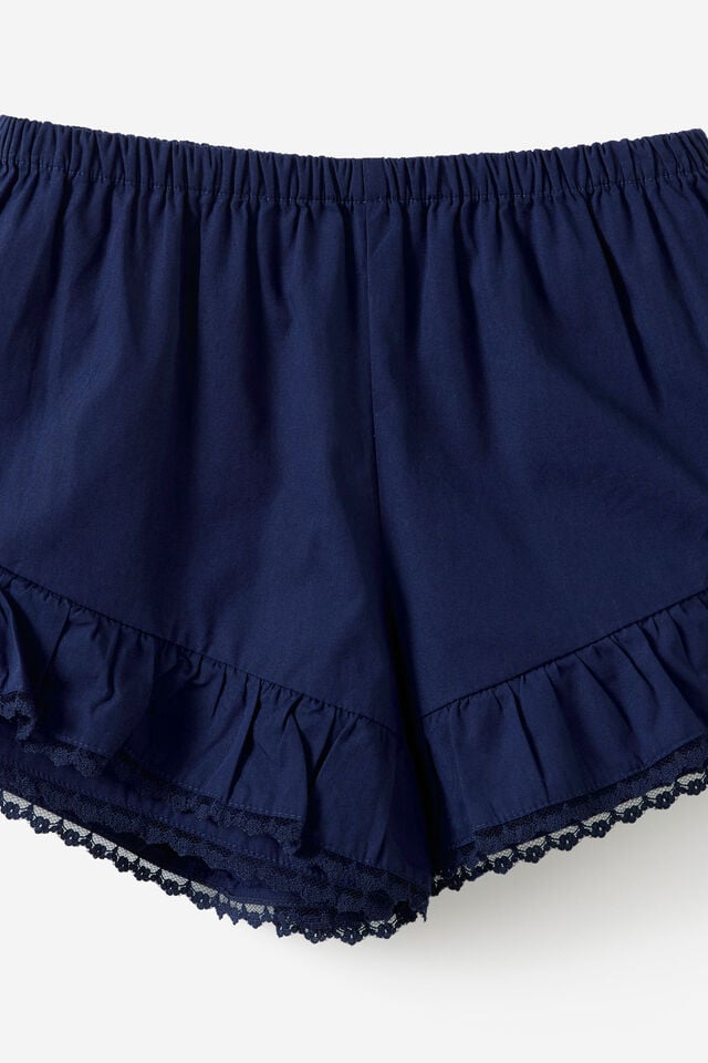 Frill Short, DENIM NAVY