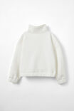 Naomi Half Zip Pullover, VANILLA/PICKLEBALL - alternate image 3