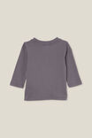 Camiseta - Jamie Long Sleeve Tee-Lcn, LCN BRA RABBIT GREY/SWEET CHILD O MINE ROSE - vista alternativa 3