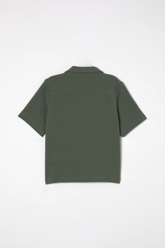 Cabana Short Sleeve Shirt, SWAG GREEN/TEXTURE
