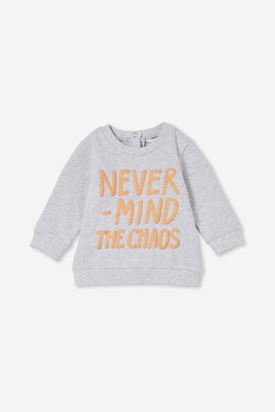 Bobbi Sweater, CLOUD MARLE/NEVERMIND THE CHAOS