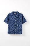 Cabana Short Sleeve Shirt, IN THE NAVY/DUSK BLUE MEDI COAST - alternate image 1