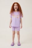 Poppy Short Sleeve Graphic Print Tee, LILAC DROP/WATCH ME SHINE - alternate image 4