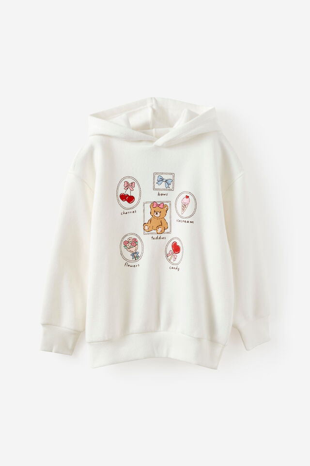 Sammy Oversized Hoodie, VANILLA/SWEET THINGS