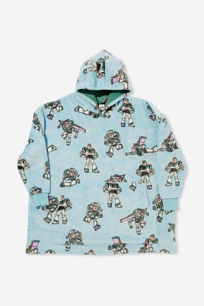 Snugget Adults Oversized Hoodie Licensed, LCN DIS FROSTY BLUE BUZZ INFINITY