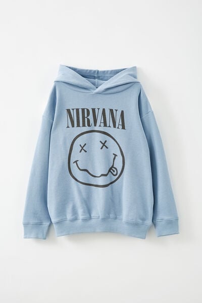 License Emerson Hoodie, LCN MT DUSTY BLUE/NIRVANA